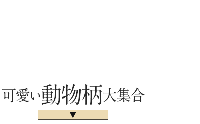 センスで選ぶ！可愛い動物柄大集合！