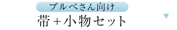ブルべさん向け　帯＋小物セット