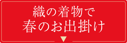 織の着物で春のお出掛け