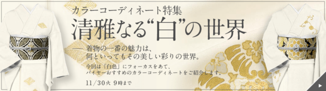 着物で広がる彩りの世界・白色編 「色の印象・コーディネートを学ぶ