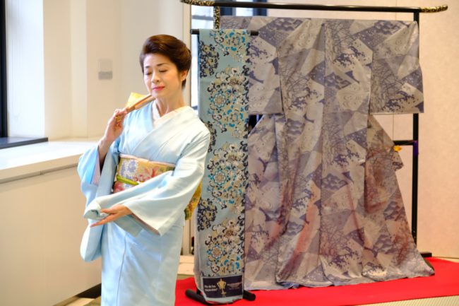 日本舞踊と“恋するWafure”」 尾上博美先生 日本最大級きもの展示会2022