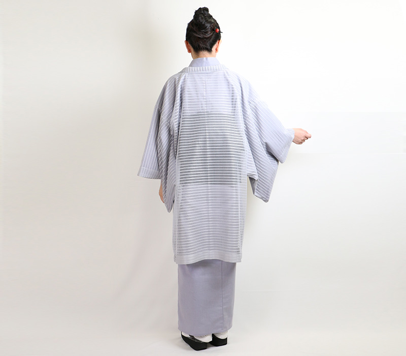 Kimono_Factory_nono】 レース薄羽織～Sheer～ グレー| |京都きもの 