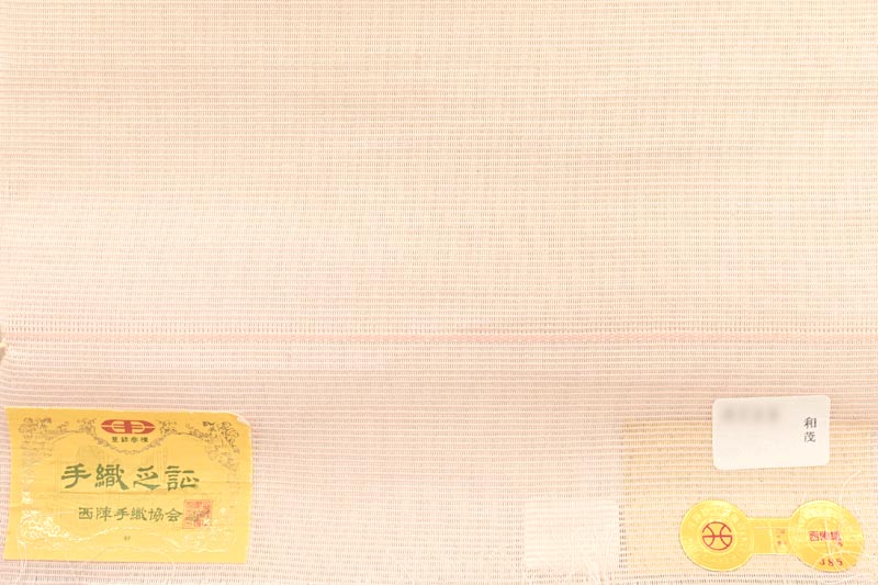 夏物】 【都（みやこ）】 特選西陣織手織り櫛織八寸名古屋帯 「めぐみ」 名門の希少な絽綴れ。| |京都きもの市場【日本最大級の着物通販サイト】
