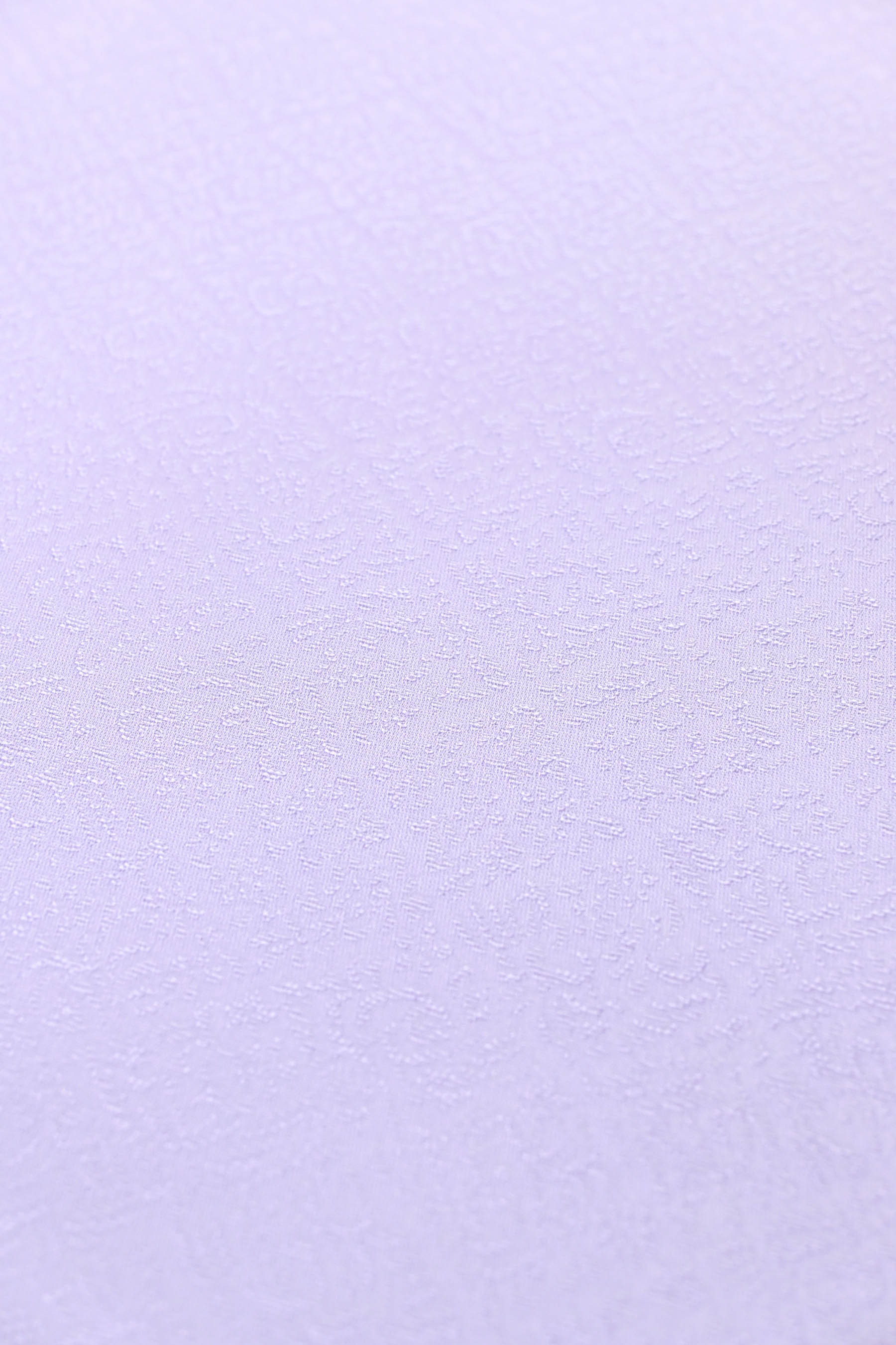 日本最大の 特選暈し染刺繍付下げ着尺 麗華菱花文 薄紫色 凛と清雅な刺繍 美しいグラデーション… 