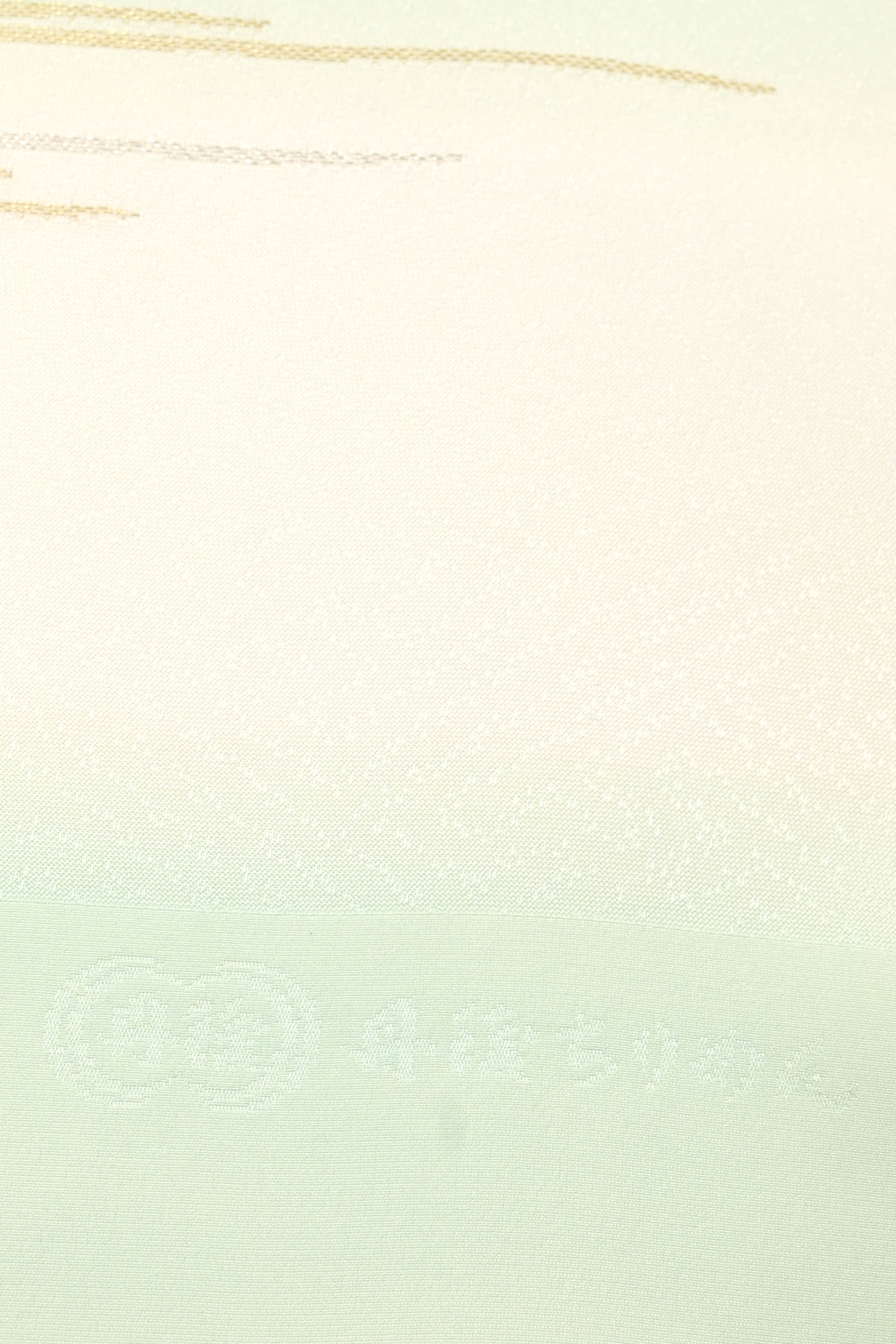 商品詳細 - 【和小物さくら】 縫い取り帯揚げ 霞紋ぼかし (03)白緑
