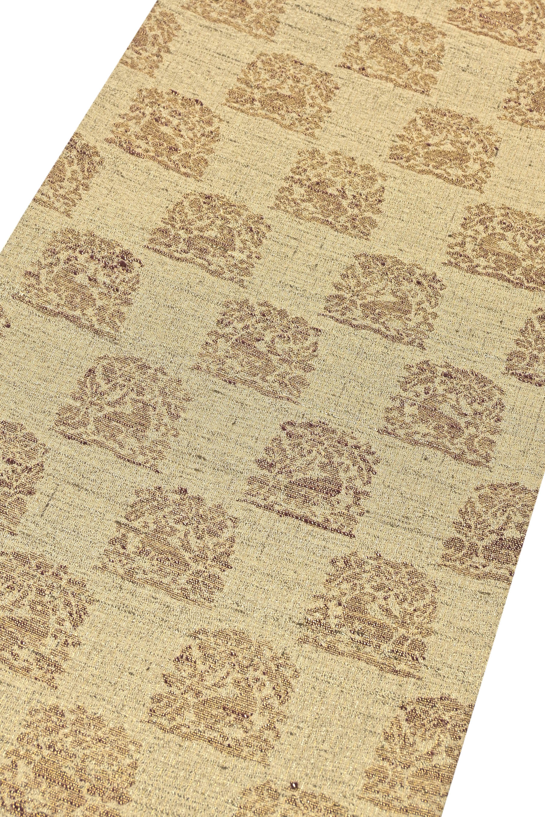 みやび】 正絹西陣織袋帯 撚金錦 「角倉金襴」 艷やかに浮かぶ古典柄