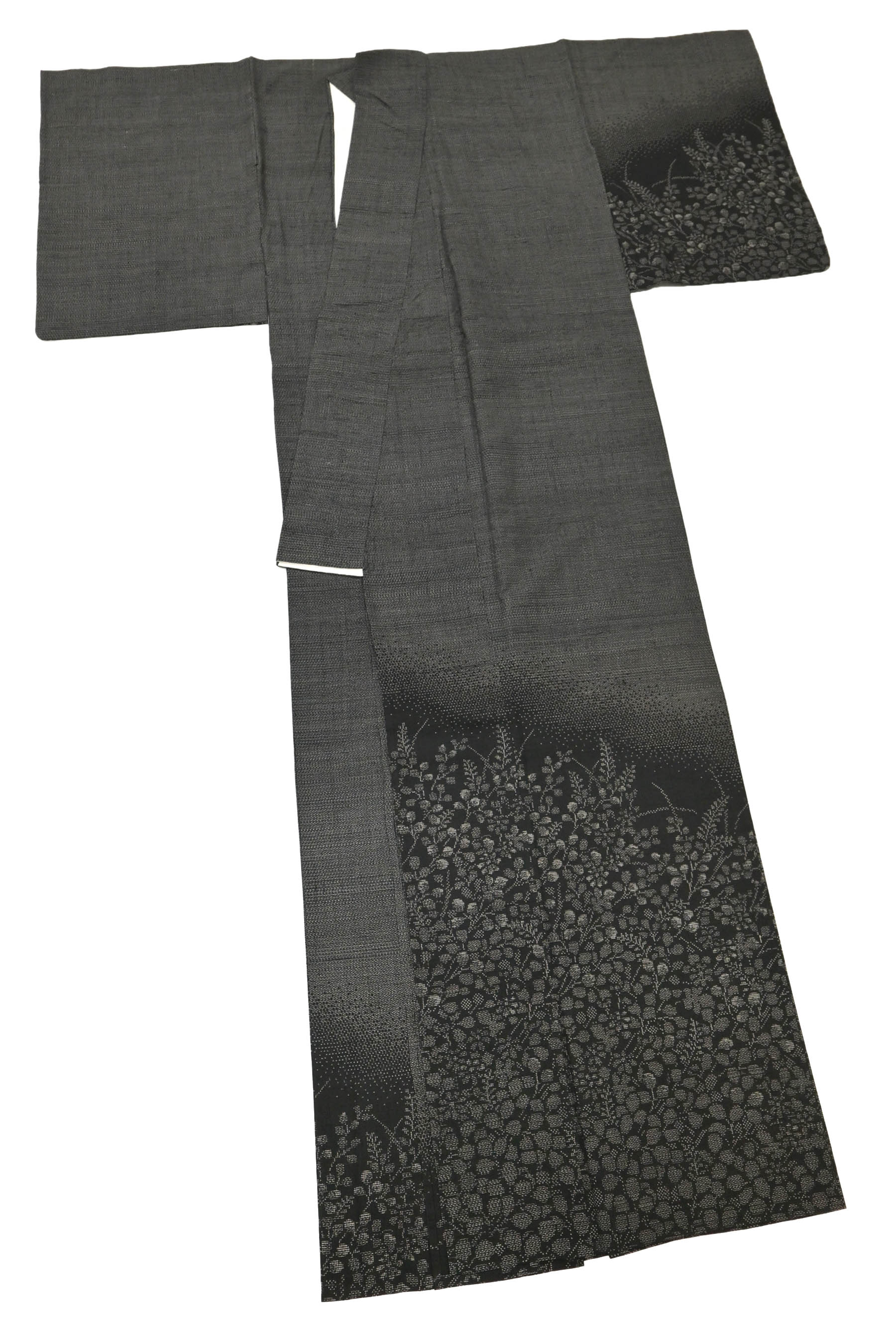 商品詳細 - 手織り十日町真綿紬 中古美品 単衣仕立て 京都きもの市場