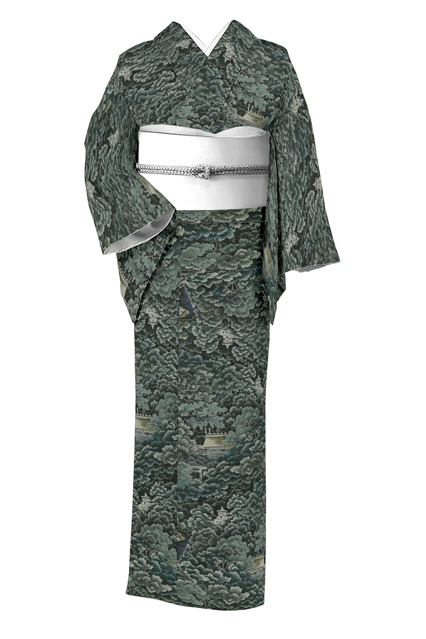Emanuel Ungaro ウンガロ イタリア製 シルクスカート 花柄 - スカート