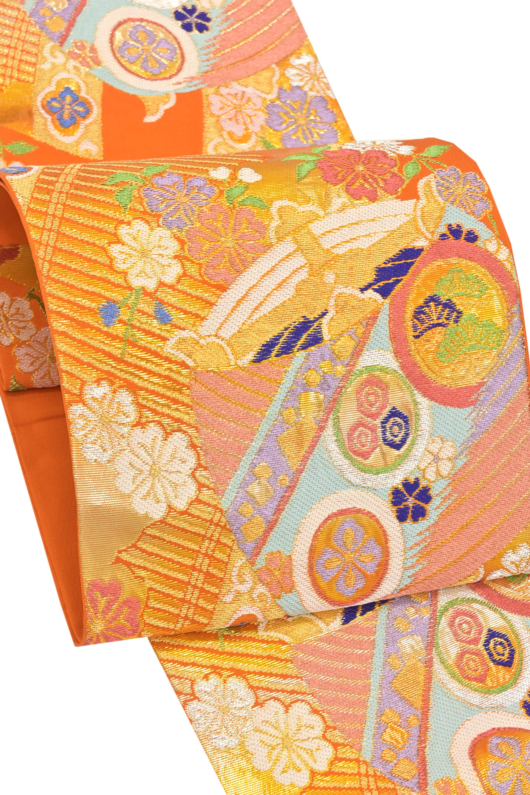 西陣　袋帯　美品　河合美術織物系　美しいキモノ　パールトーン加工済2年前に30万円で購入しました