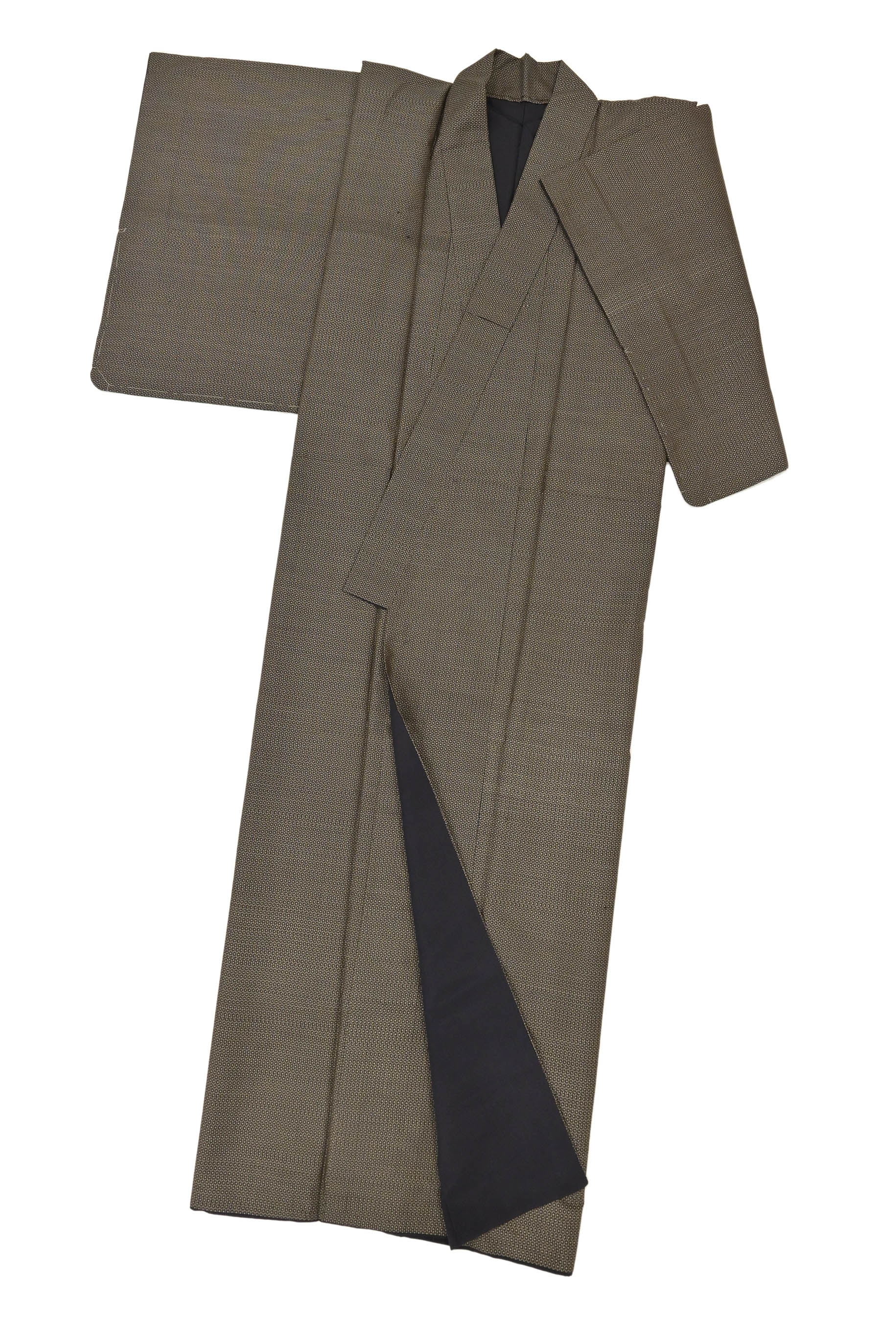 宗sou 大島紬 アンサンブル 亀甲絣文 着物 - 女性和服、着物