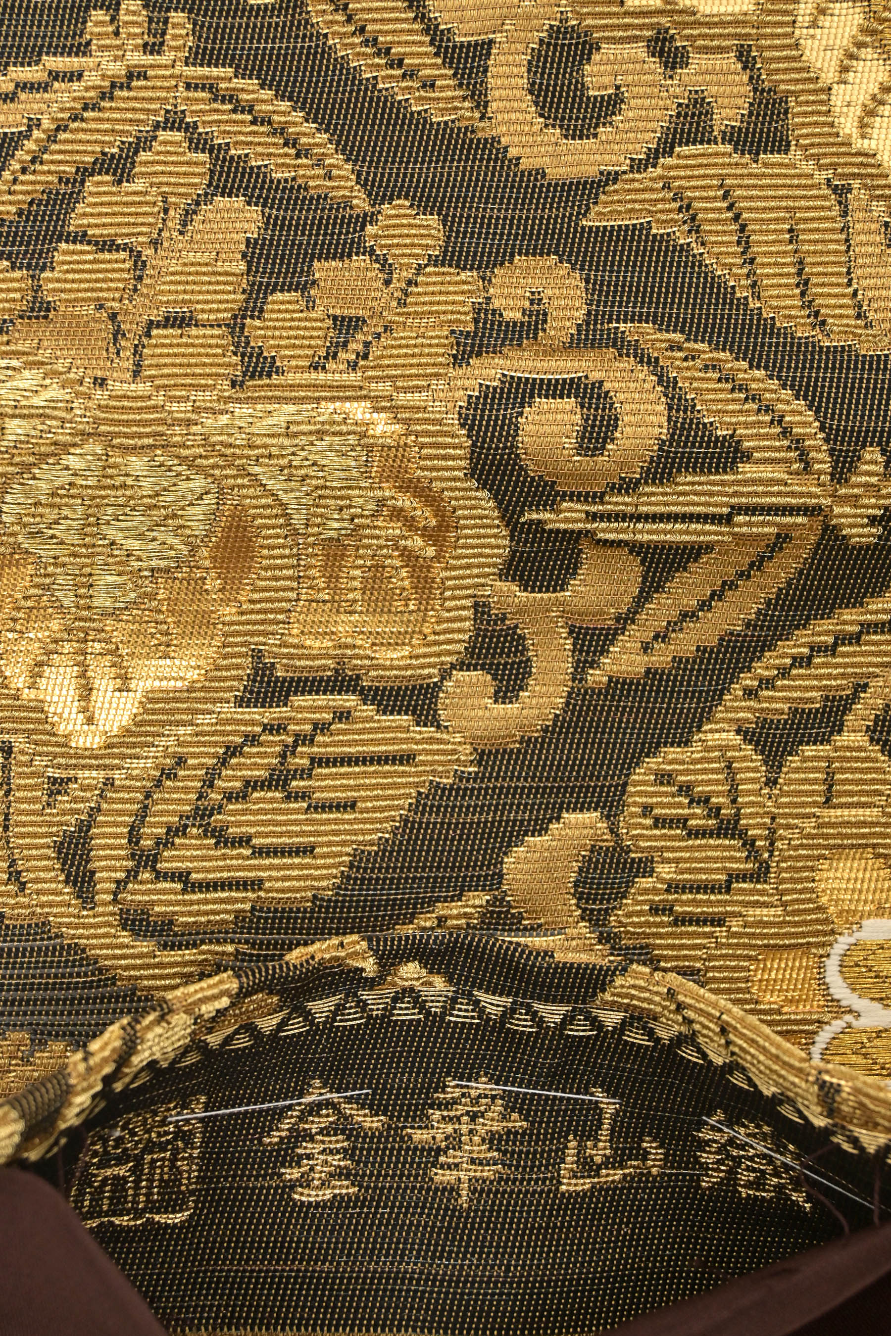西陣織　袋帯　川島織物セルコン　じゅらく　古代帝王紫作家