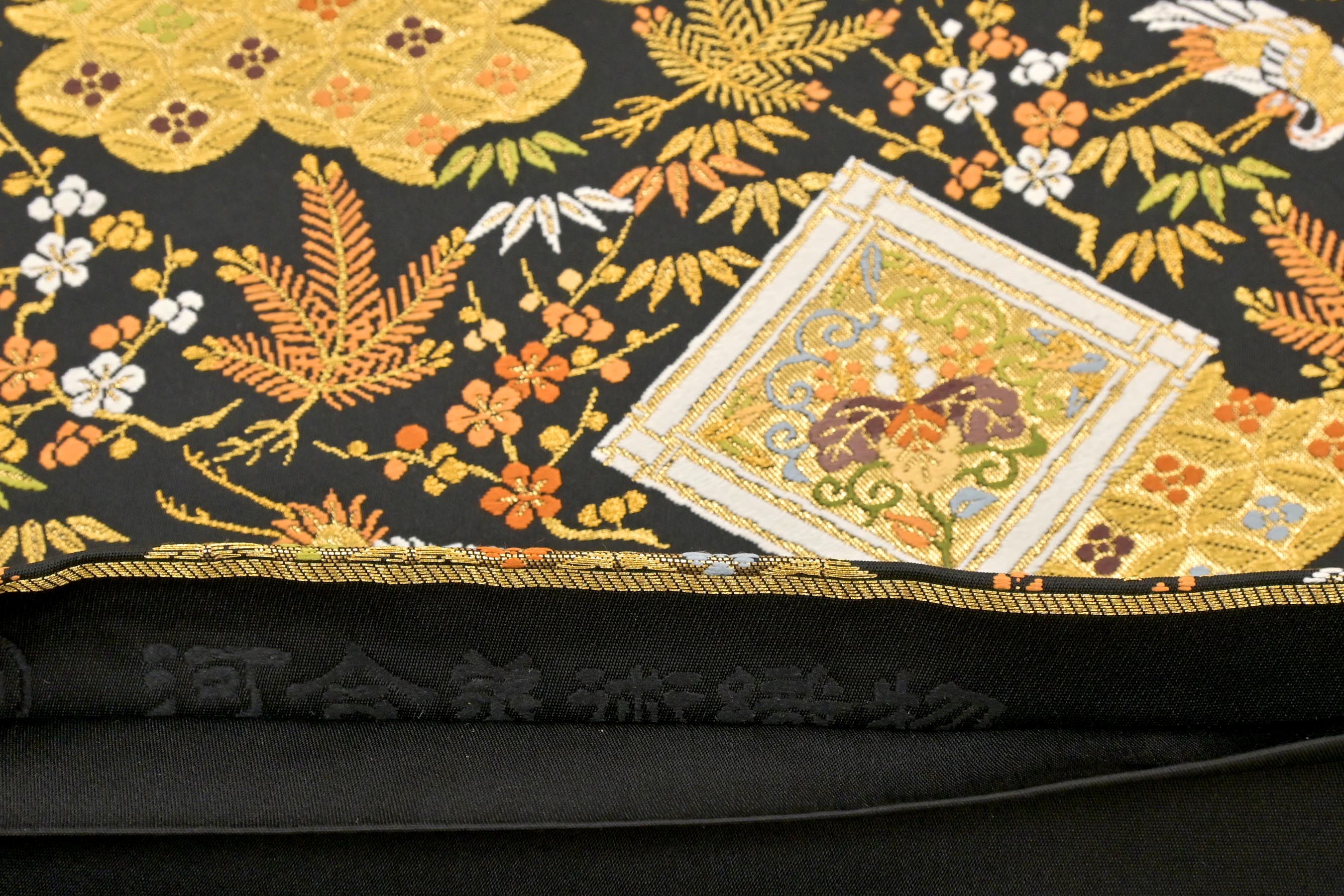 河合美術織物 袋帯 唐織 - 着物