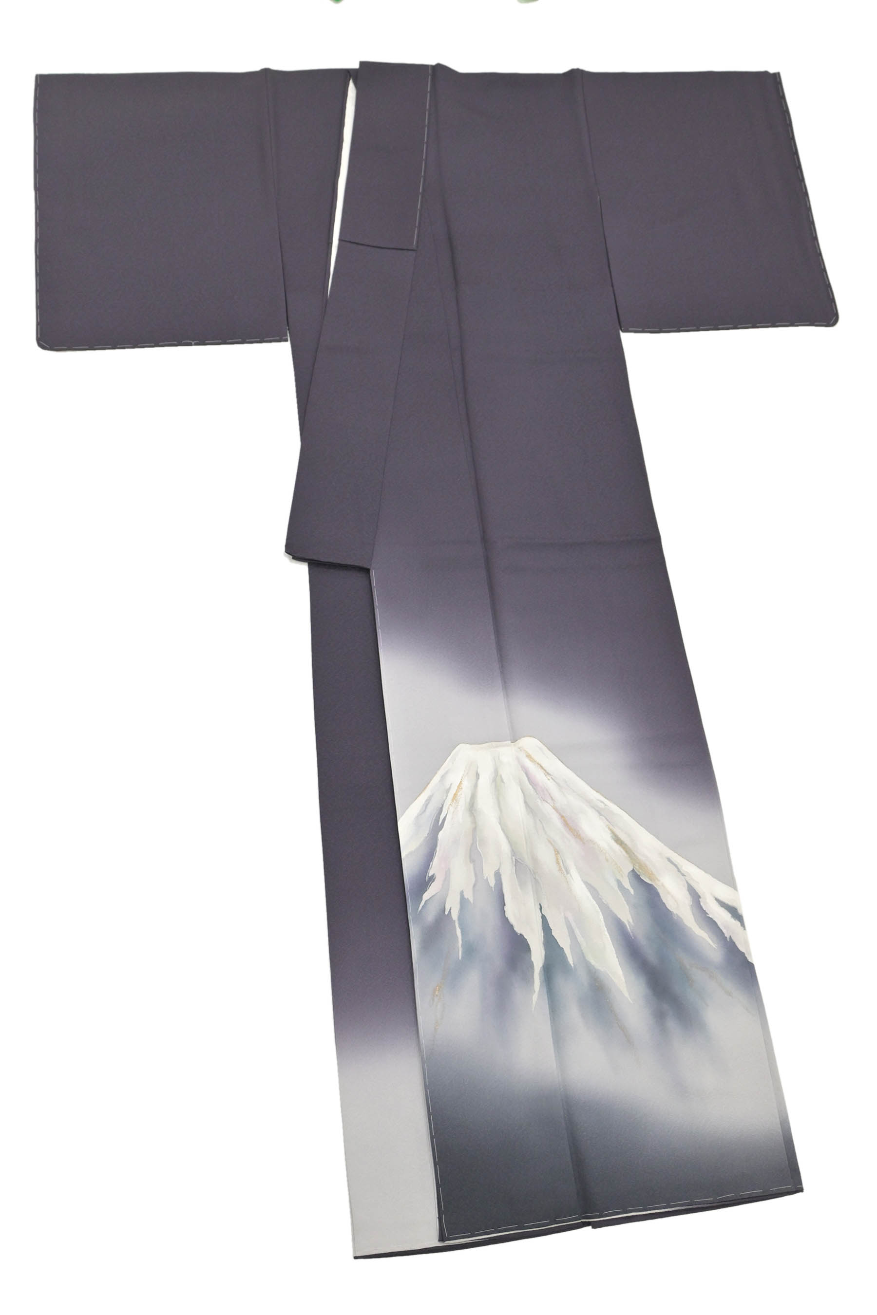 日本製即納草野一騎氏作 訪問着用 西陣織袋帯 正絹 地割れ模様 小縞 F3317 着物・浴衣